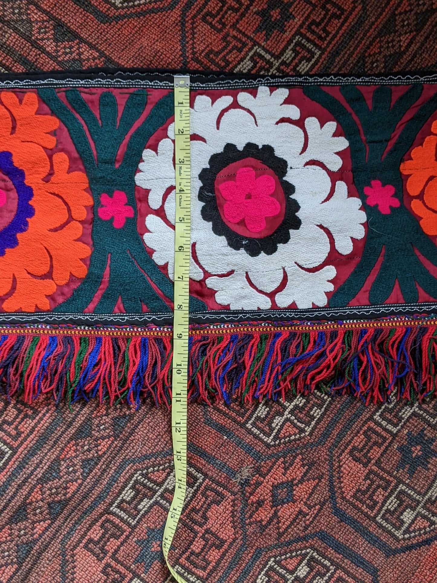 Uzbek Suzani Saya Saye Gosha Textile Segusha Central Asian Embroidery (#14276)