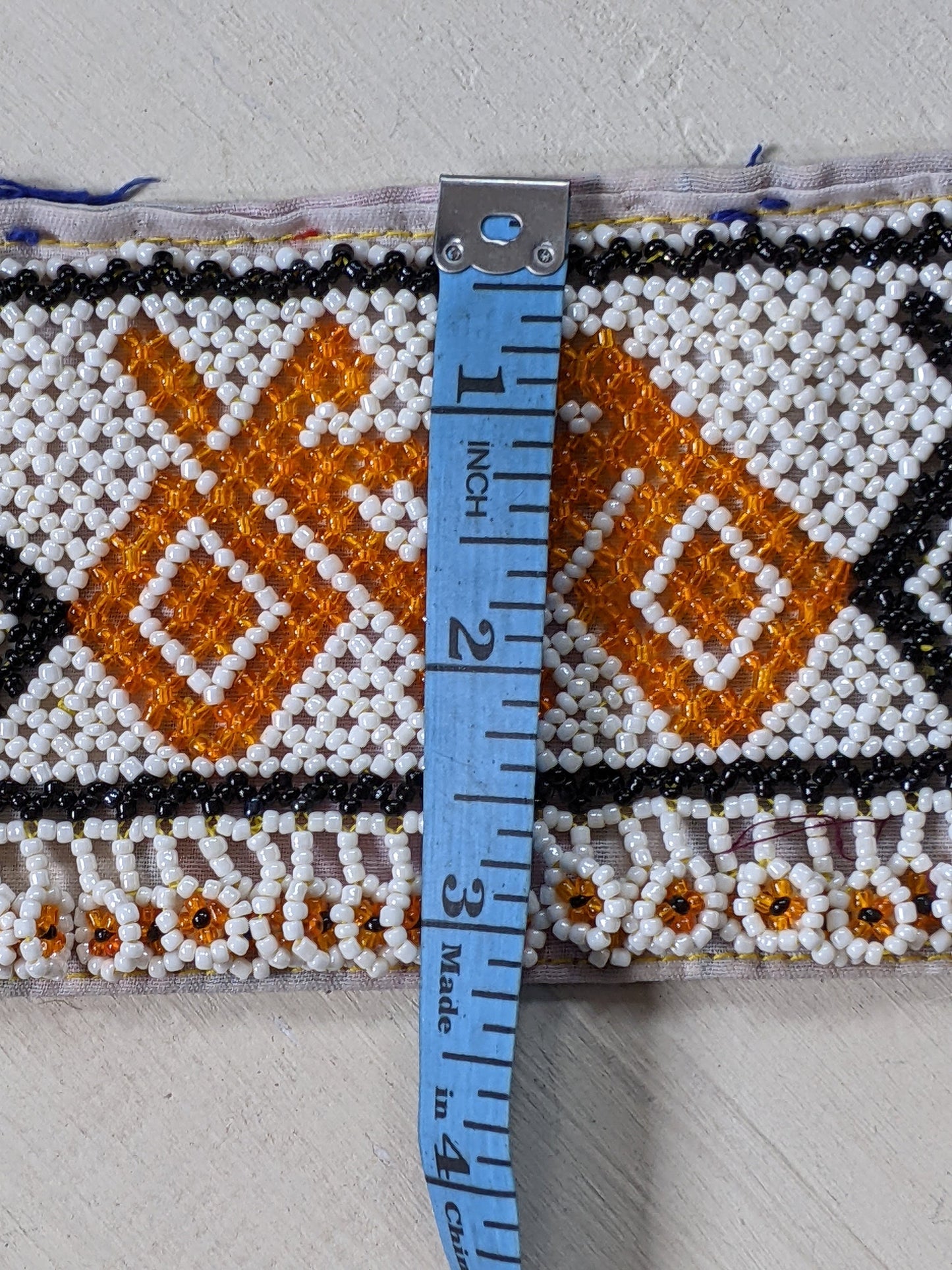 Beaded Afghan Textile Bicycle Ethnic Tribal Kuchi Nomadic Art (#10895)