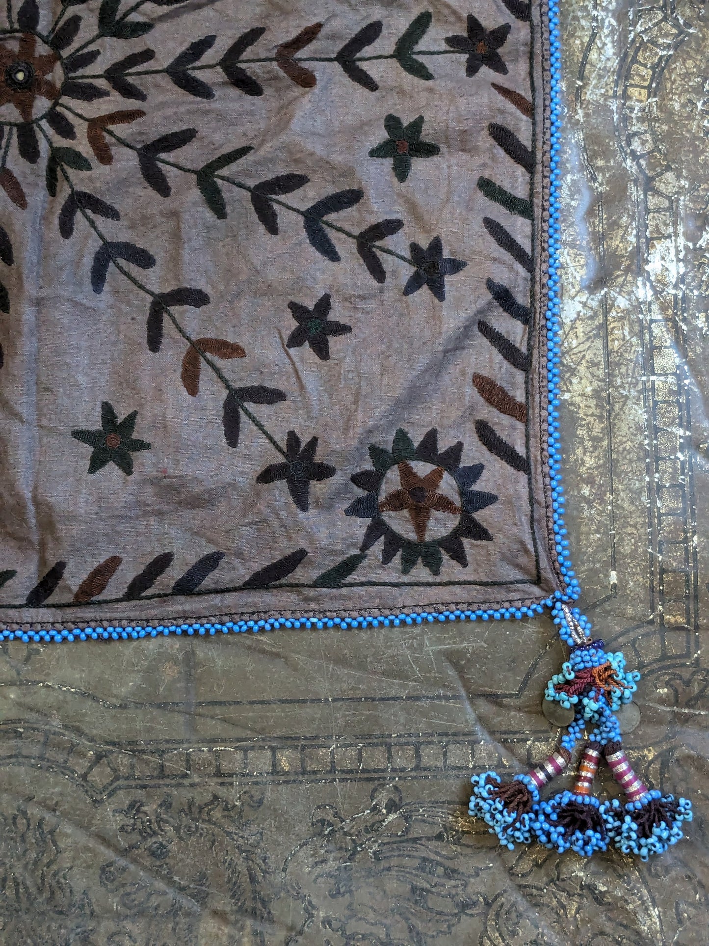 Pashtun or Baloch Dasmaal Desmal Dismal Vintage Textile Tribal Engagement (16416)