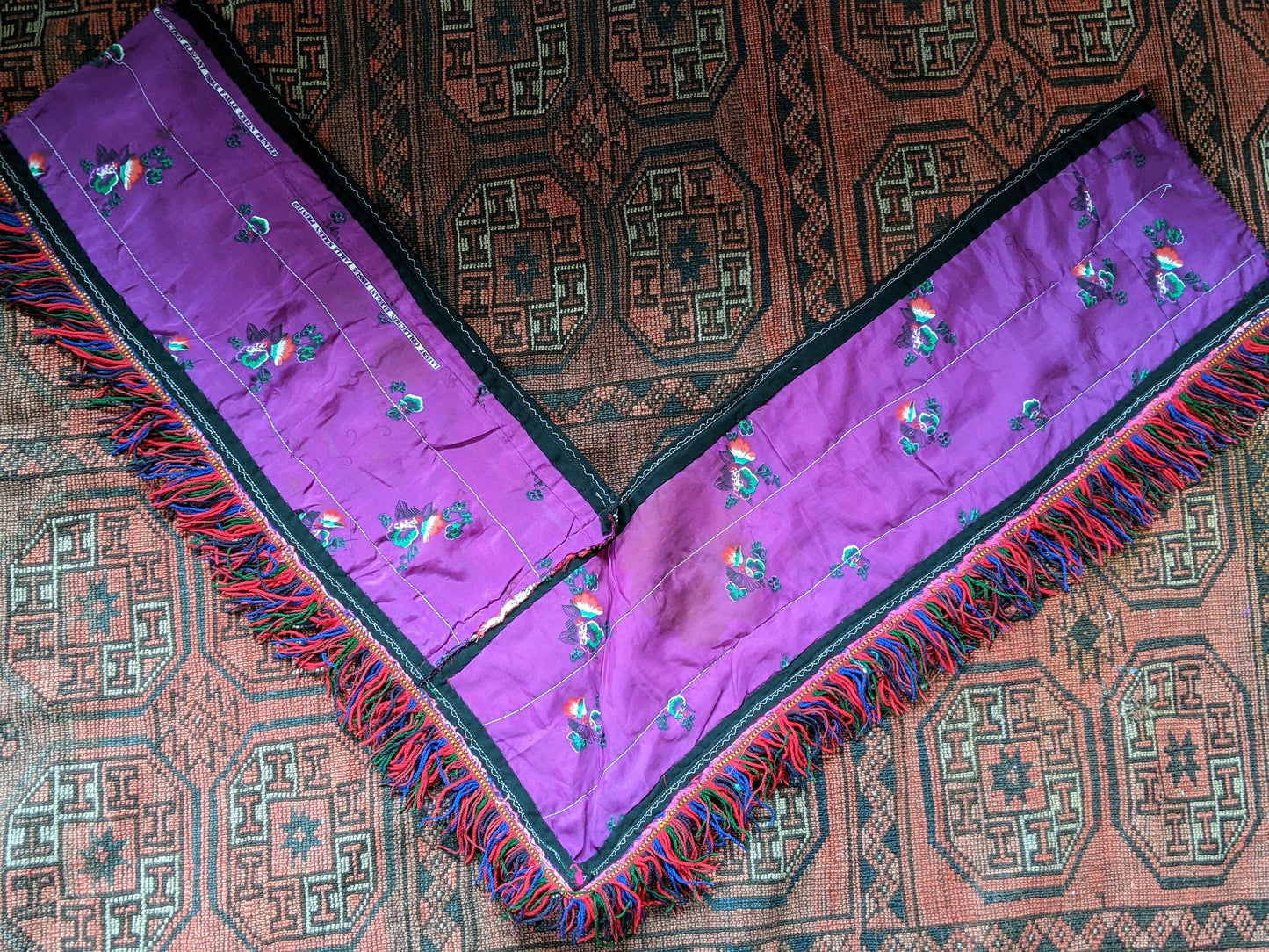 Uzbek Suzani Saya Saye Gosha Textile Segusha Central Asian Embroidery (#14276)