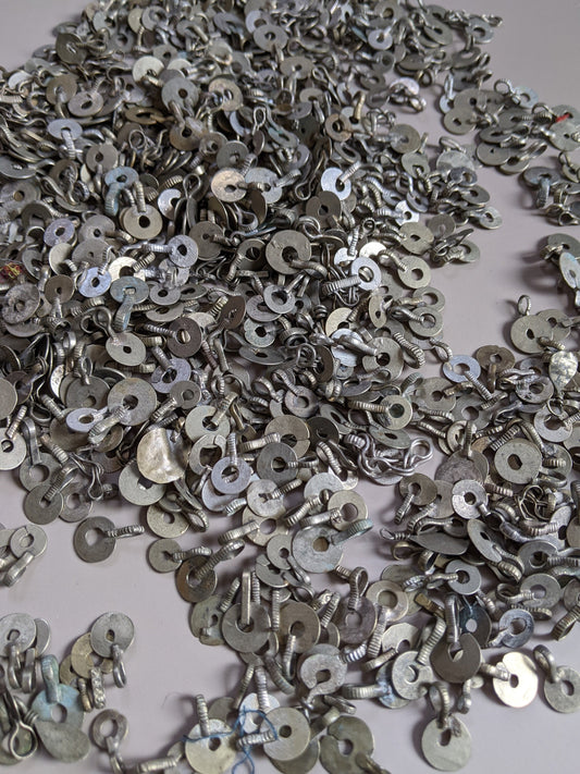 1 Pound Bulk Lot Kuchi Findings Open Round Dangles DIY Tribal Jewelry Supplies (15222)