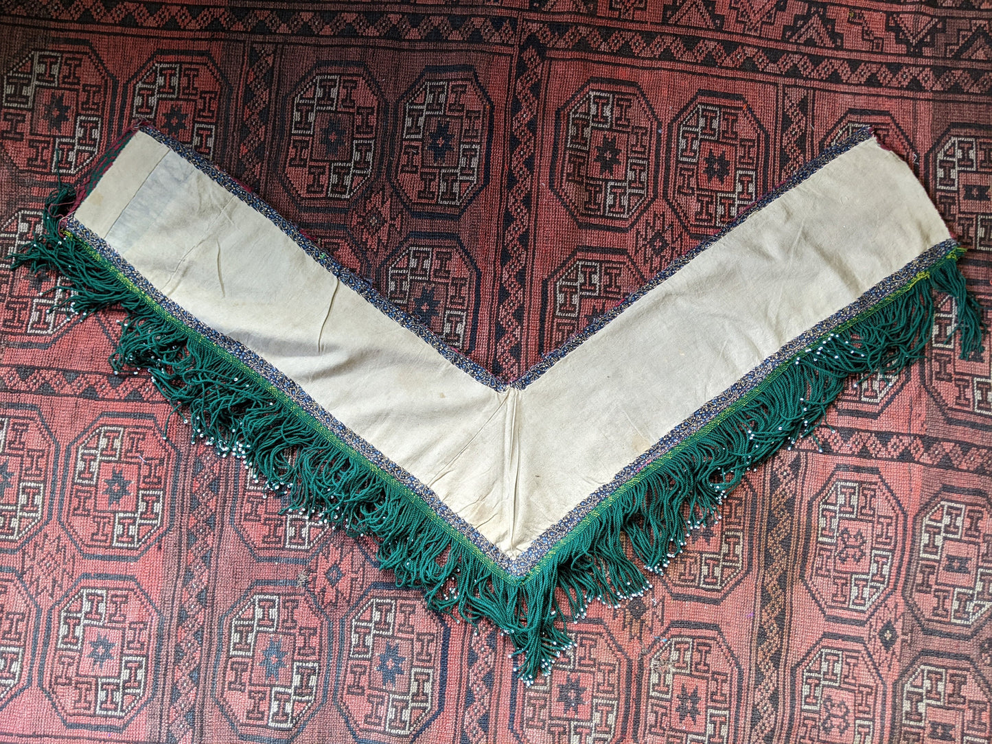 Vintage Uzbek Saya Saye Gosha Textile Segusha Central Asian Embroidery (#14277)