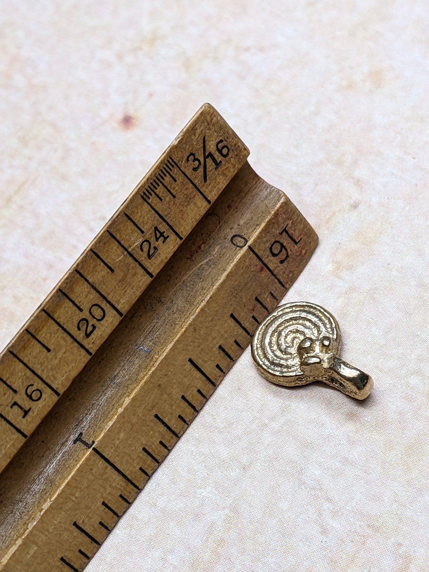 Golden Brass Spiral Charms 11x9mm Jewelry Macramé Supplies Pick Quantity