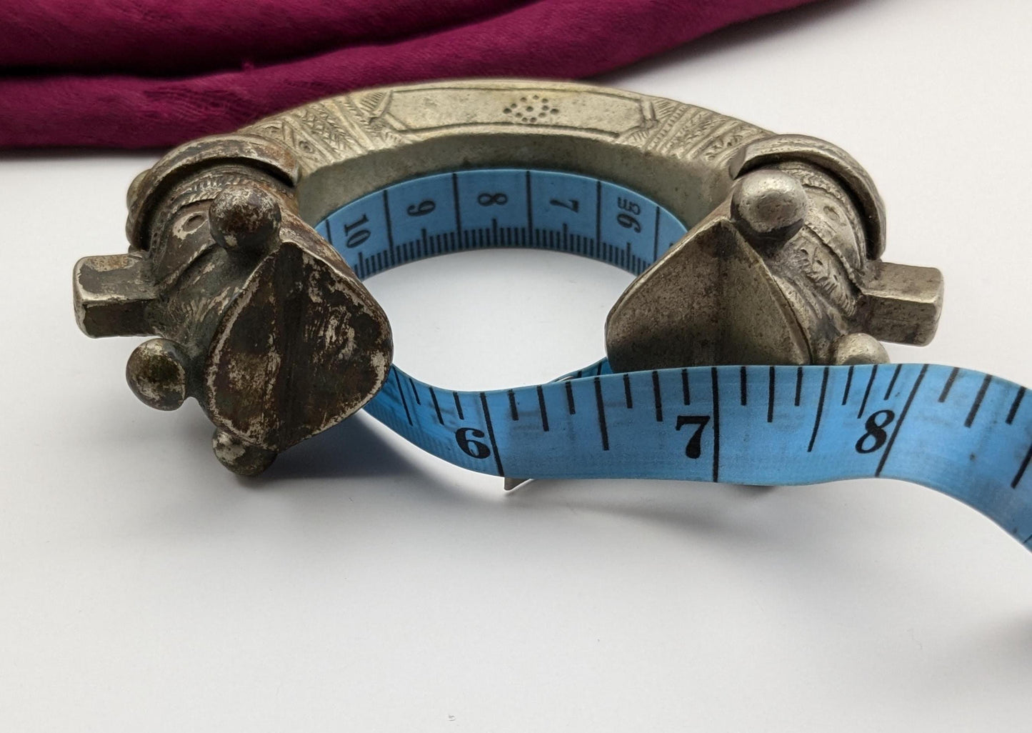 Old Afghan Pakistan Tirah Valley Bracelet Unique Makara 6" (17321)