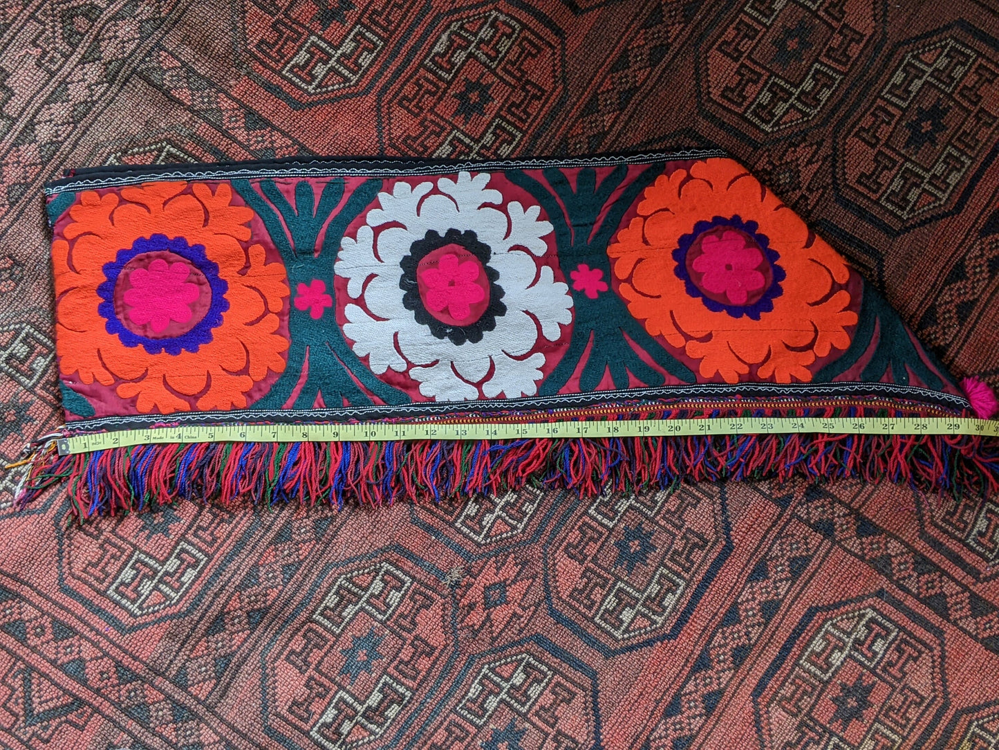 Uzbek Suzani Saya Saye Gosha Textile Segusha Central Asian Embroidery (#14276)