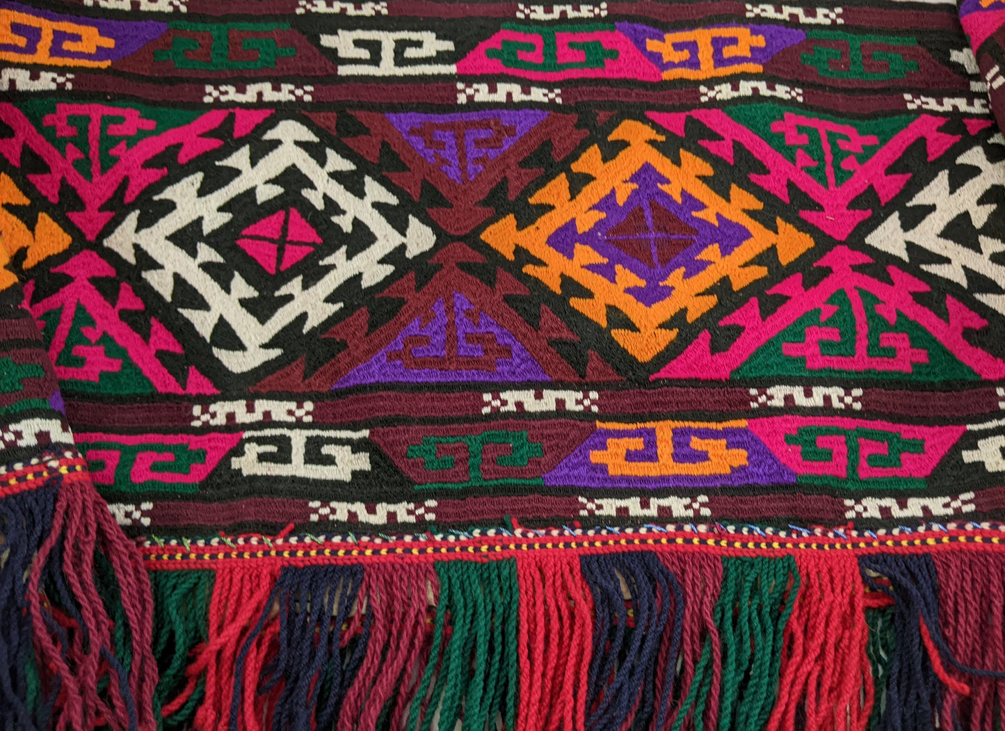 Uzbek Saya Saye Gosha Textile Segusha Embroidered Adornment (#14272)