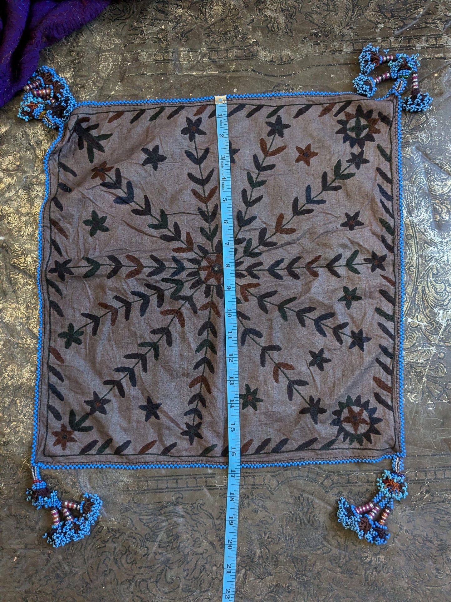 Pashtun or Baloch Dasmaal Desmal Dismal Vintage Textile Tribal Engagement (16416)